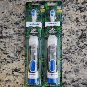 2 Jurassic World BLU Kids Electric Toothbrush